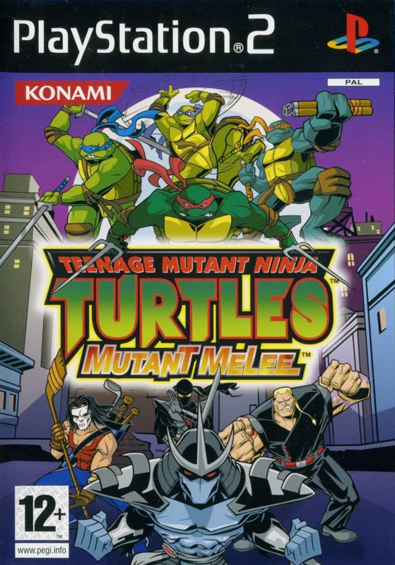 TMNT box art for Playstation 2